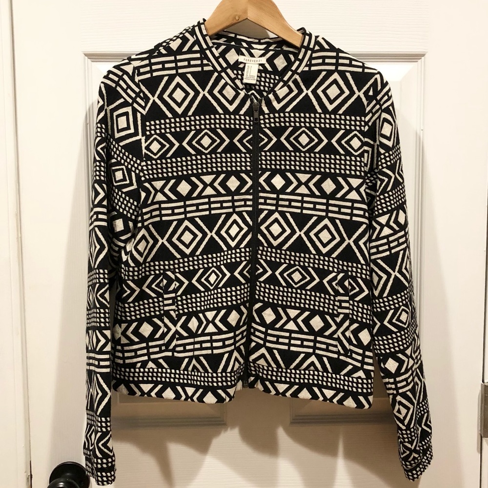 Forever 21 tribal print jacket